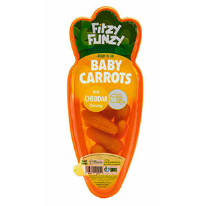 اسنک بچه هویج با سس چدار
